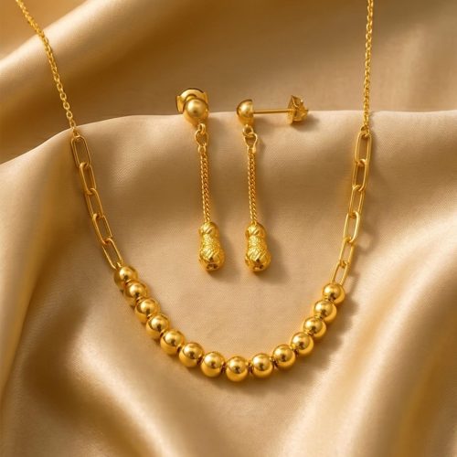 Unique and Luxurious 22K Gold Necklace Sets for You