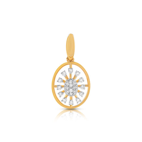 Sparkling Diamond Pendant with IDT Certificate Only at Bafleh Jewellery