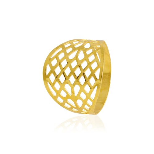 Luxury Made Light Stunning 18K Gold Lightweight Rings at Bafleh Jewellery