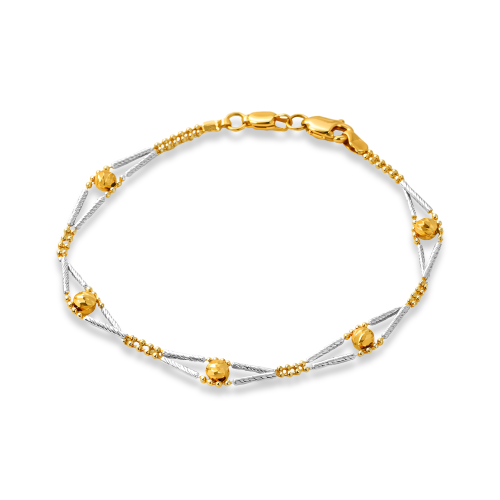 22K Gold Bracelets Fit for a Queen