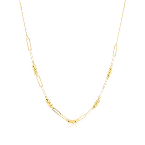 Effortless Elegance Redefined with Our Lightweight 18K Gold Necklace – A Signature of Grace by Bafleh Jewellery