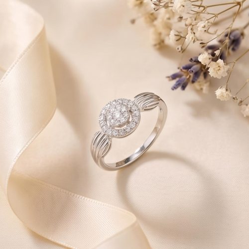 Grace Meets Brilliance Introducing Never-Before-Seen 14K White Gold Diamond Rings Now Available Only at Bafleh Jewellery