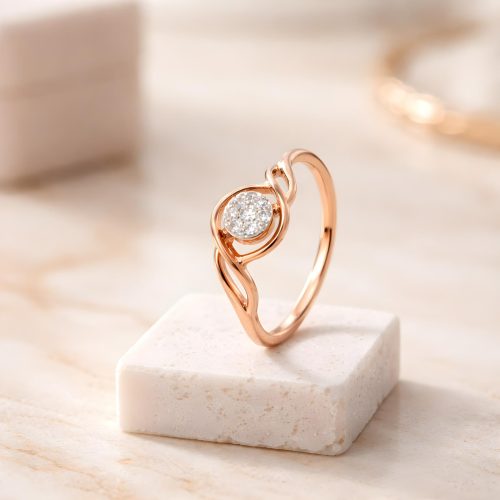 A Stunning First Release 14K Rose Gold Diamond Rings Arrive at Bafleh Jewellery in an Exclusive New Lounge Luxury Collection