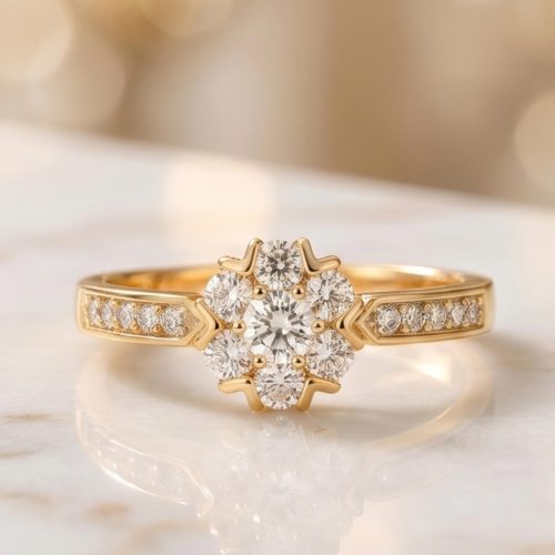 Sparkle in Gold, Shine in Diamond  First Time Launch of 14K Yellow Gold Ring Collection Now at Bafleh Jewellery