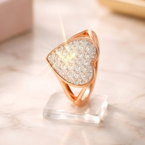 A Royal Beginning Discover First Ever Lounge Collection of 14K Rose Gold Diamond Rings Crafted for Pure Luxury at Bafleh Jewellery