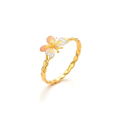 Luxurious 22KT Gold Ring from Bafleh Jewellery Designed to Reflect Your Unique Style and Class