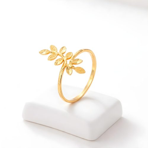Elegant 22KT Gold Ring by Bafleh Jewellery A Touch of Royal Charm in Every Detail