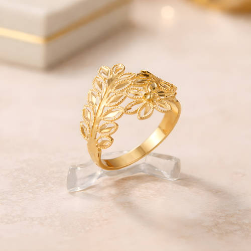Discover Unique 22K Gold Rings – Exclusively at Bafleh Jewellery