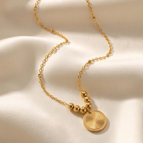 Exquisite 22K Gold Necklace by Bafleh Jewellery – A Timeless Expression of Pure Elegance and Royal Craftsmanship