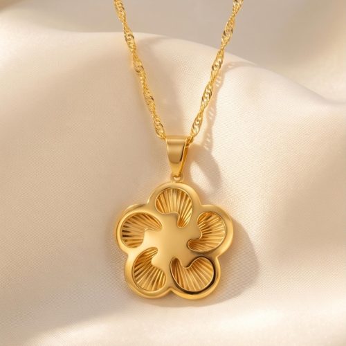 Elevate your style with a 21k gold pendant