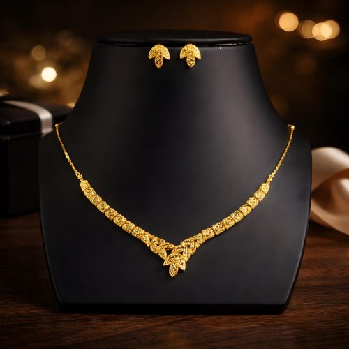 Light as a Feather, Rich in Heritage : Bafleh Jewellery's 22kt Gold Necklace Set Redefines Luxury and Comfort
