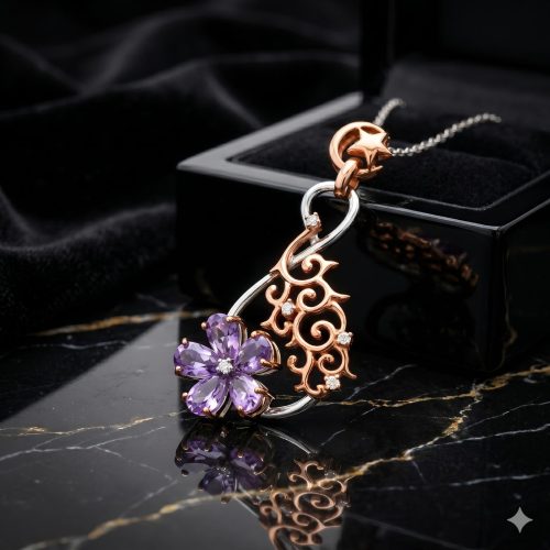 Celebrate Love and Elegance with Lab Grown Diamond Necklace by Bafleh Jewellery