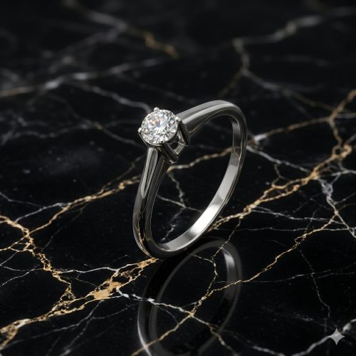 The Future of Engagement Elegance  Lab Grown Diamond Ring by Bafleh Jewellery Collection
