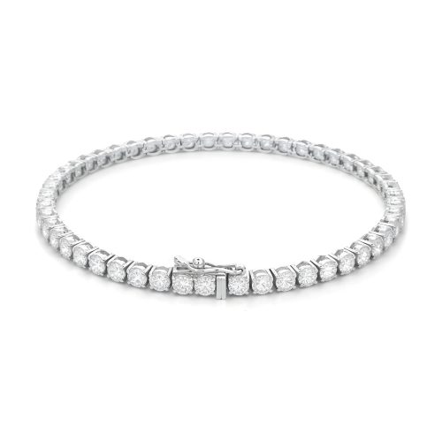 Exquisite Lab Grown Diamond Tennis Bracelet by Bafleh Jewellery  A Timeless Symphony of Brilliance, Modern Elegance