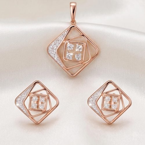 Discover Luxury 14K Pendant Sets by Bafleh Jewellery
