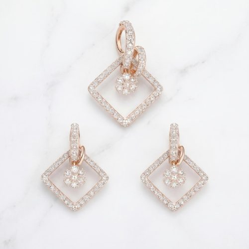 Elegant 14K Gold Pendant Sets Available at Bafleh Jewellery