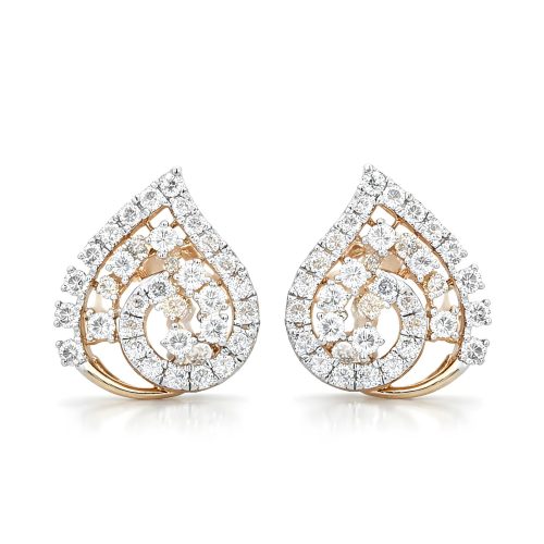 Minimal Glam, Maximum Sparkle ? 14K Diamond Earrings