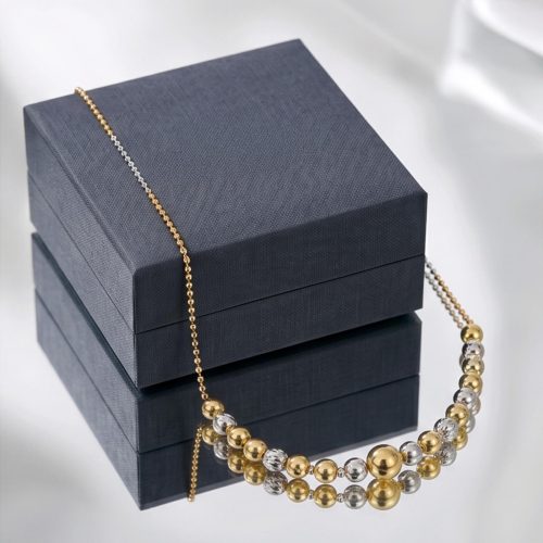 Stylish 22K Gold Necklace  Signature Design by Bafleh