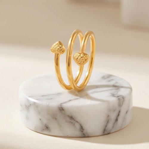 Perfect Blend of Style and Comfort 18K Lightweight Rings at Bafleh Jewellery