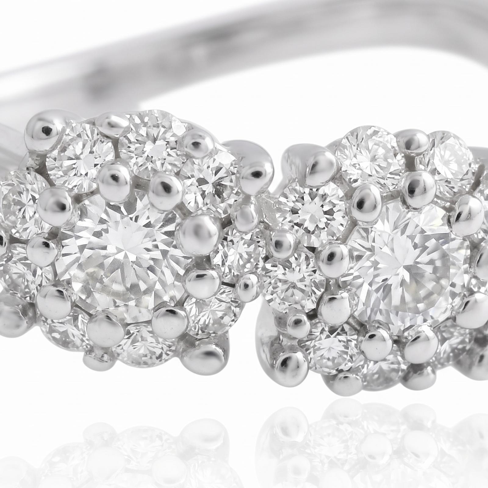 Premium 18K White Gold Ring with Certified Natural Diamonds - Image 2