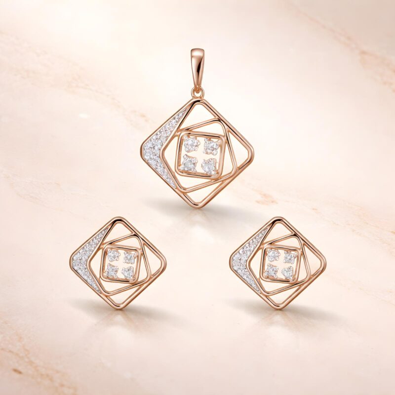 Discover Luxury 14K Pendant Sets by Bafleh Jewellery