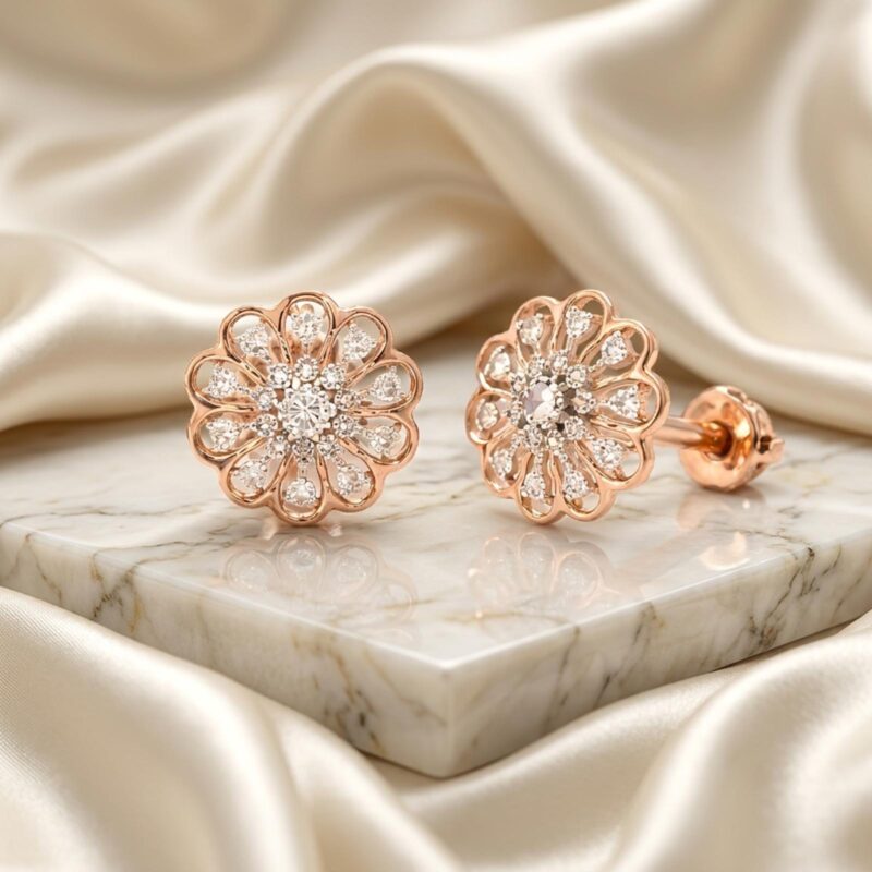 Light Up Your Look with 14K Gold Diamond Earrings