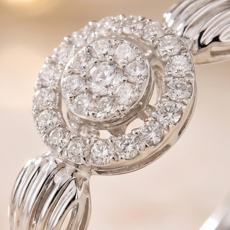 Grace Meets Brilliance Introducing Never-Before-Seen 14K White Gold Diamond Rings Now Available Only at Bafleh Jewellery