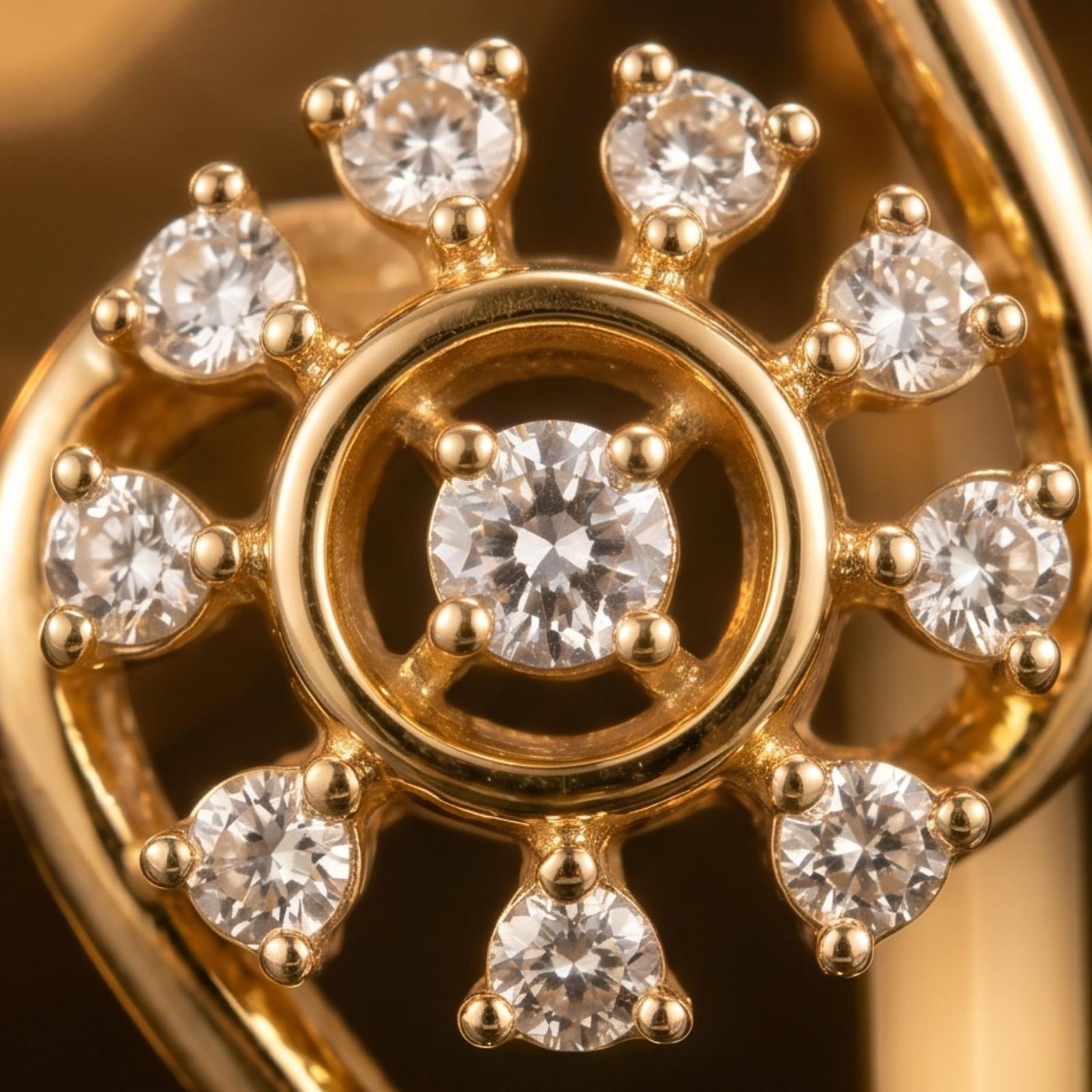 Introducing First-Ever New Launch 14K Yellow Gold Diamond Ring Exclusive at Bafleh Jewellery - Image 2