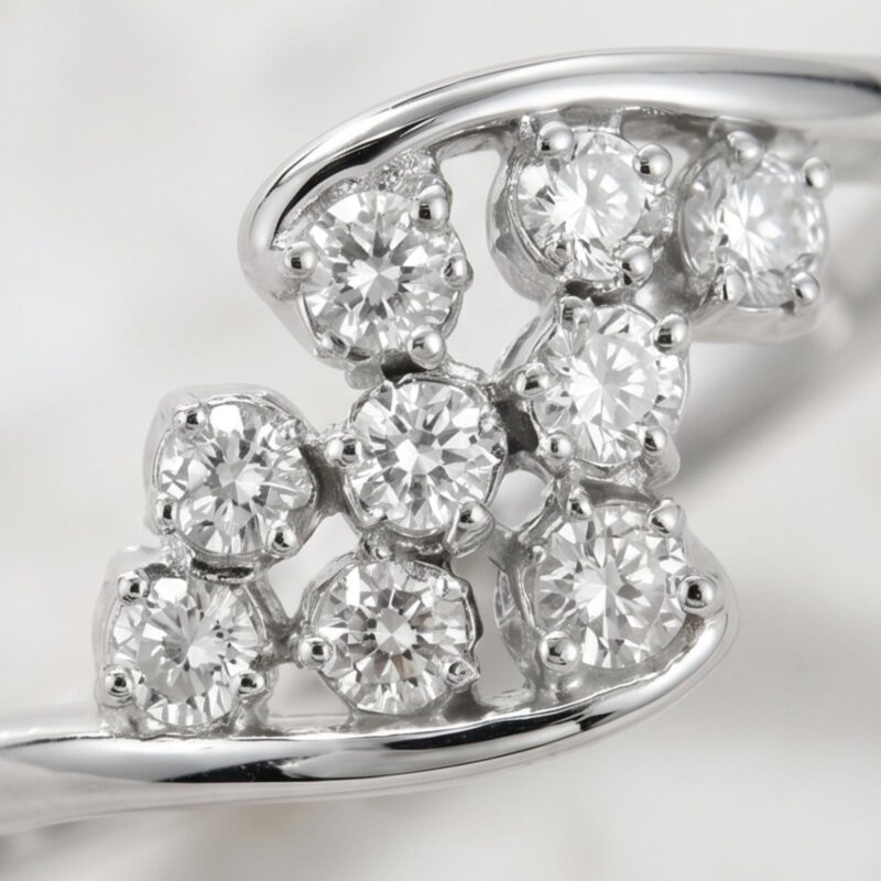 Alternative view of Elegance You have Never Seen Before  New Launch of 14K White Gold Diamond Rings Now Arrived at Bafleh Jewellery