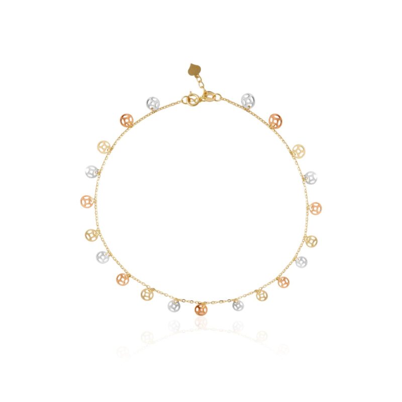 Elevate Your Every Step with the Sparkle of 18K Gold Anklets from Bafleh Jewellery