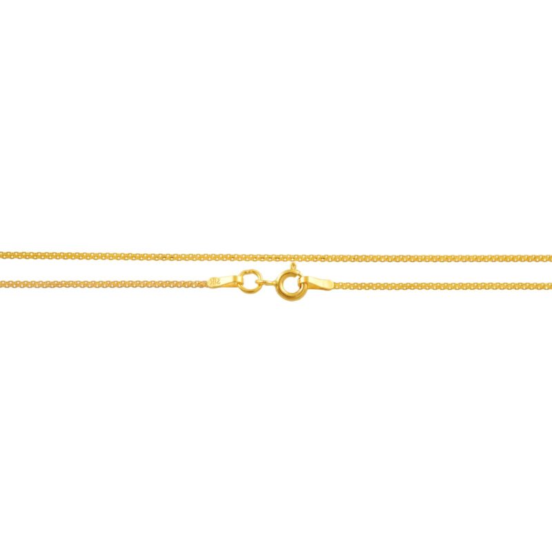Alternative view of 21K Yellow Gold Fine Weave Chain by Bafleh Jewellery