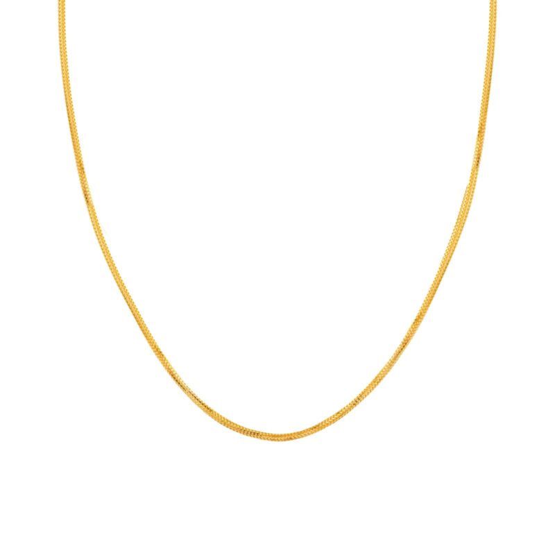 Bafleh 21K Yellow Gold Woven Chain Necklace