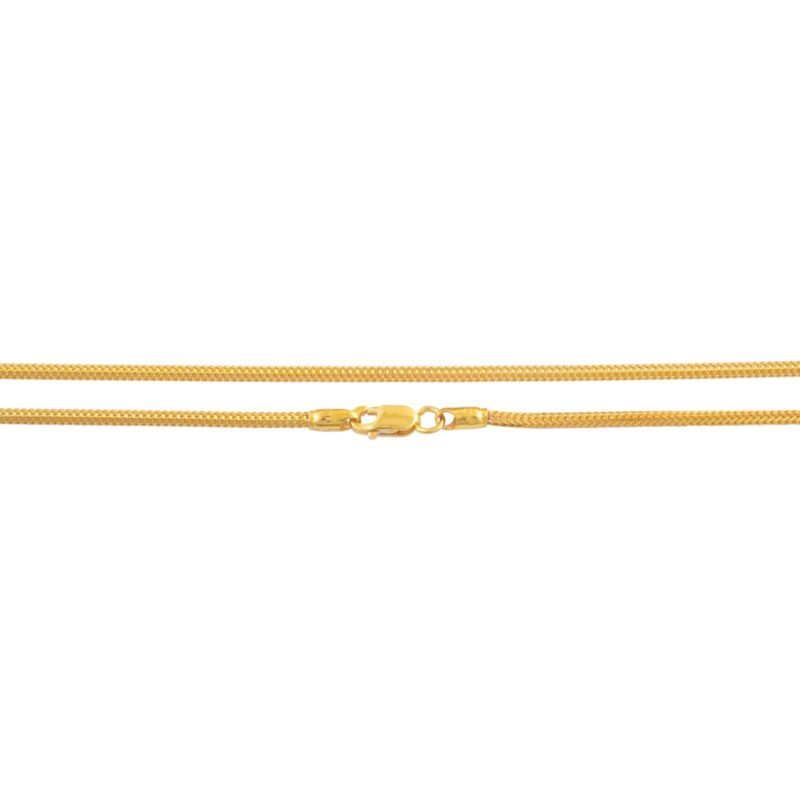 Alternative view of Bafleh 21K Yellow Gold Woven Chain Necklace