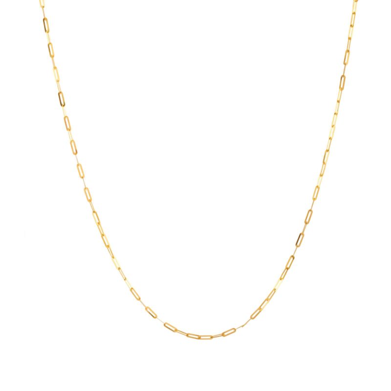 Alternative view of Bafleh 21K Yellow Gold Paperclip Link Chain
