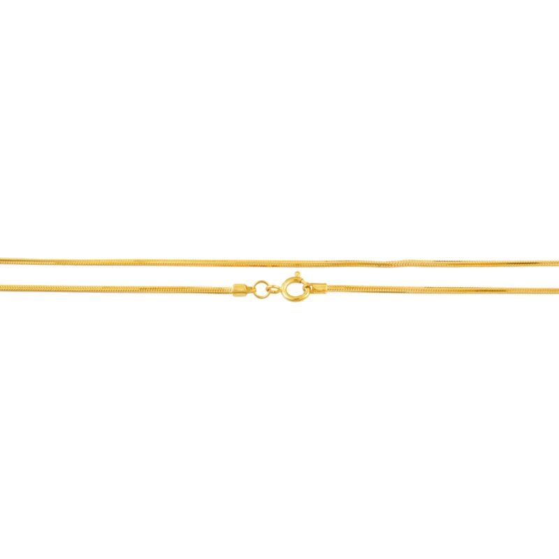 Alternative view of Bafleh 21K Yellow Gold Snake Chain