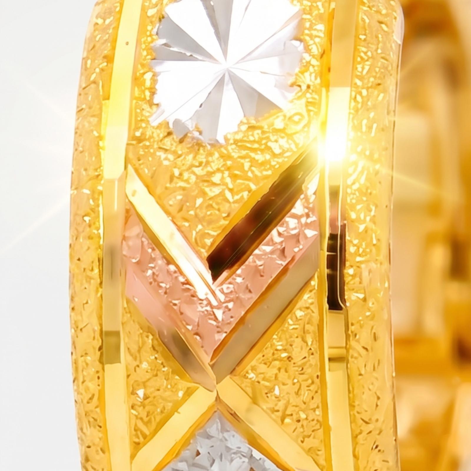 Delicate Floral Art in 22KT Gold ? Signature Earrings by Bafleh Jewellery - Image 2