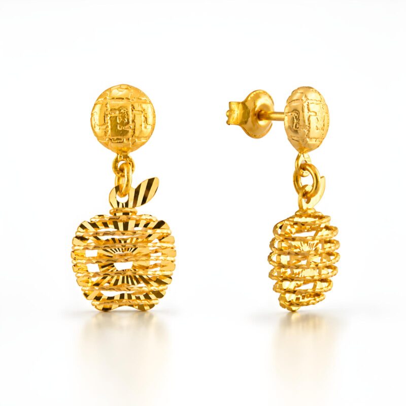 Discover Exquisite 22K Gold Earrings Collection by Bafleh Jewellery