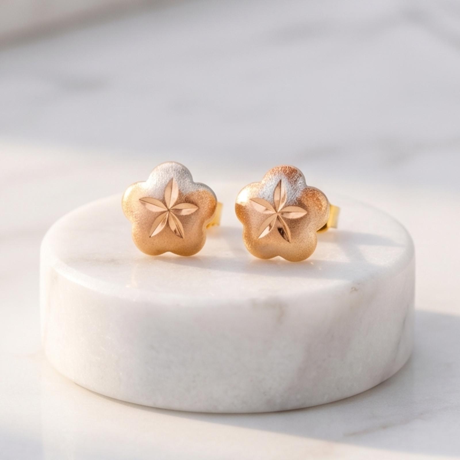 Redefine elegance with intricately designed 22K gold earrings crafted for modern women - Image 4