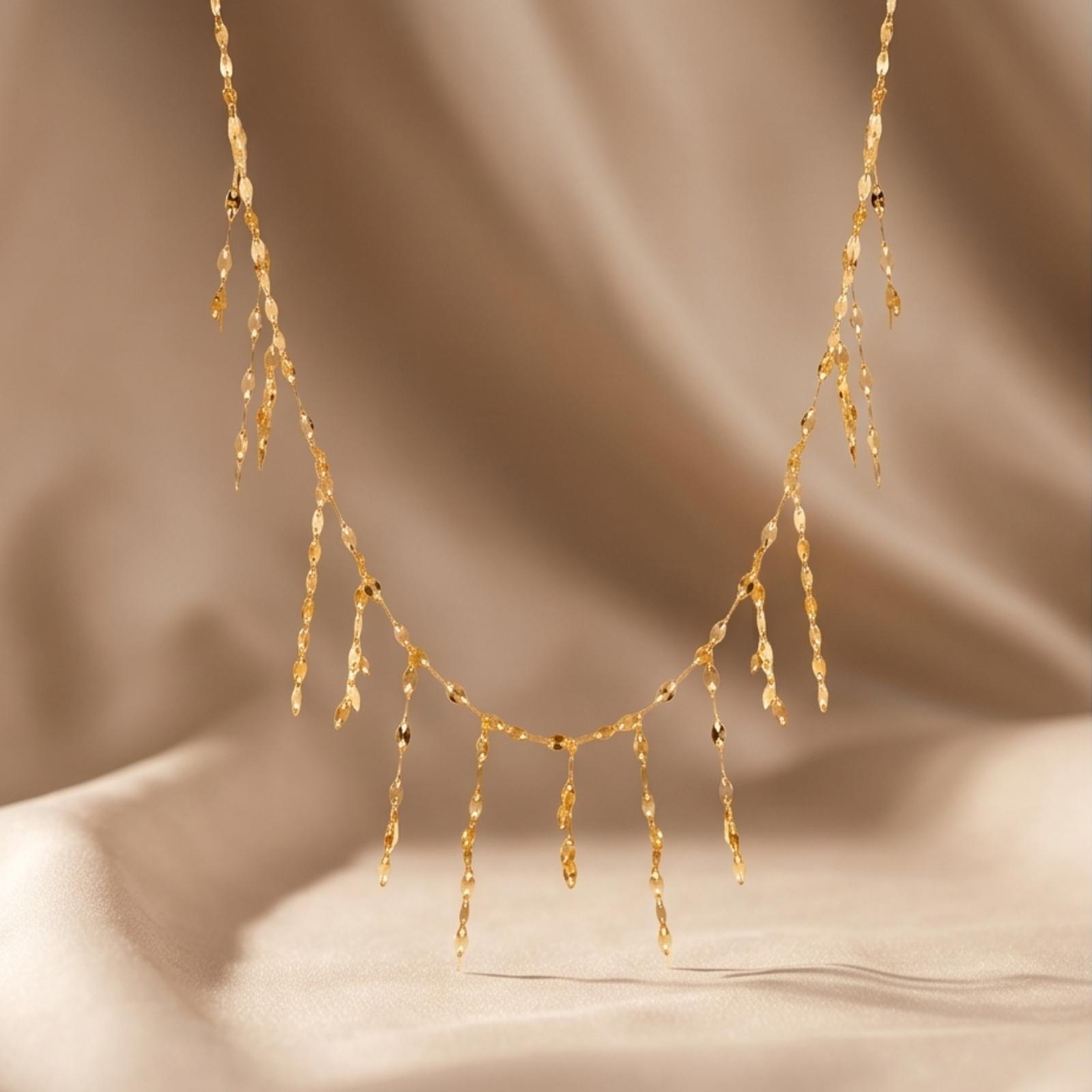 Premium 18K Gold Necklace Collection Bafleh Jewellery Exclusive - Image 4