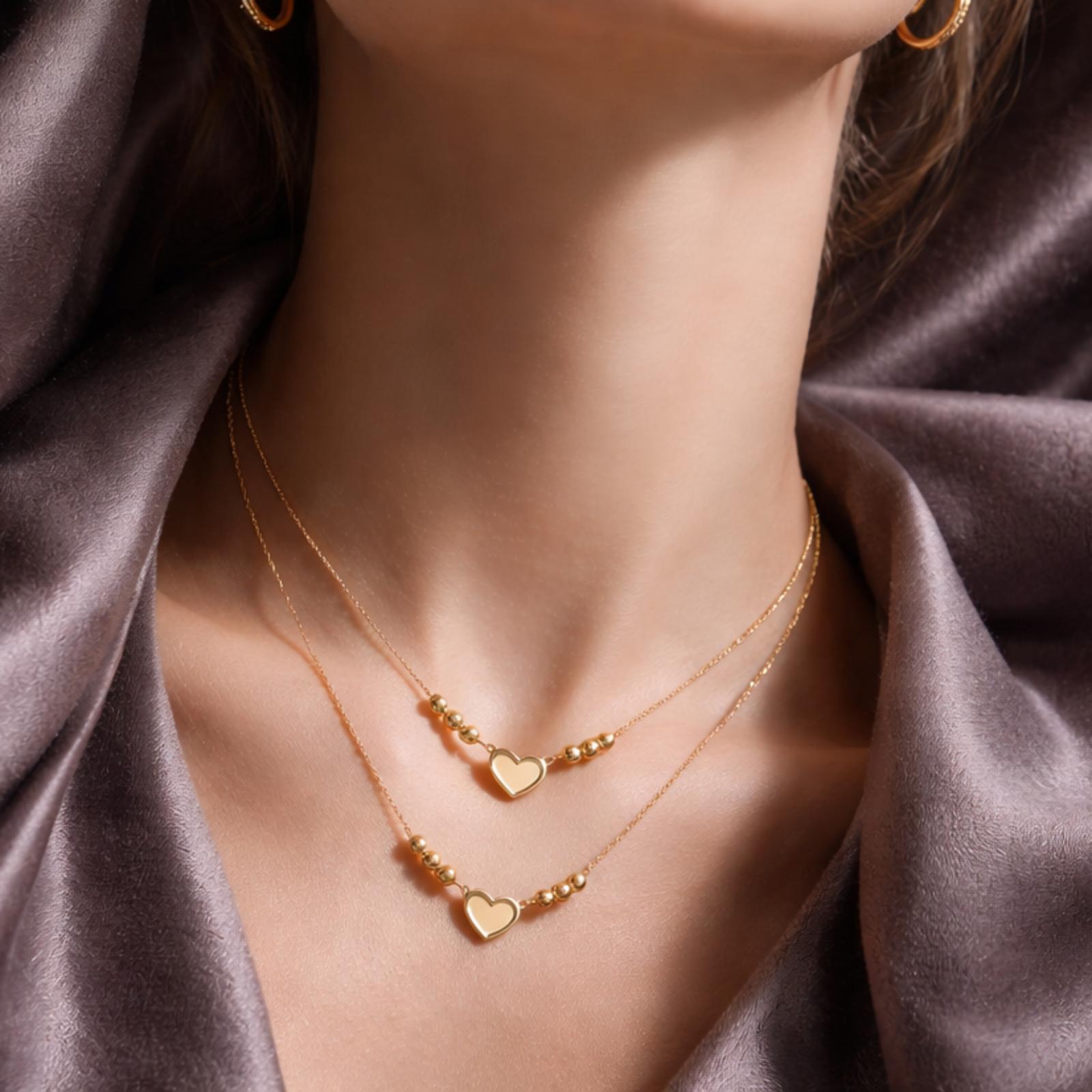 Step into Luxury with Our Stunning 18K Lightweight Necklace Collection at Bafleh Jewellery - Image 2
