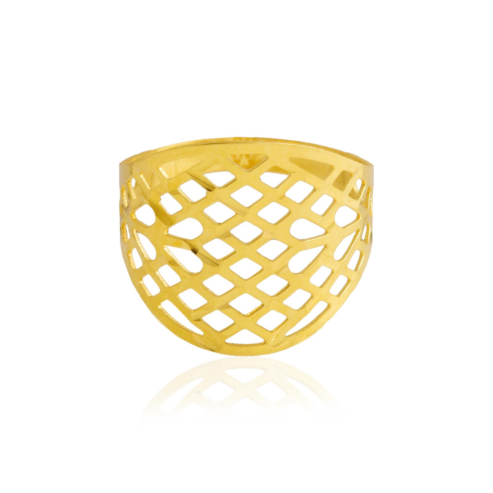 Stunning 18K Lightweight Gold Rings Crafted for Timeless Luxury - Image 3