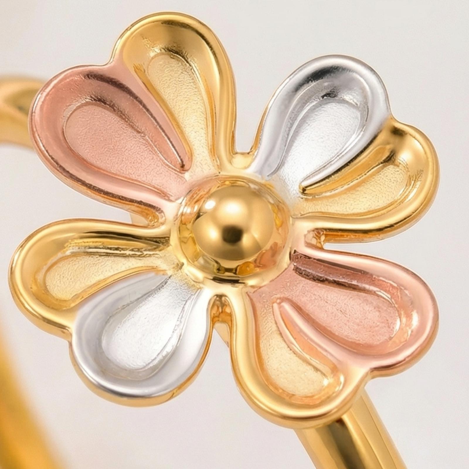 Bafleh Jewellery Presents an Elegant 3 Color tone 22KT Refined Gold Ring Collection - Image 2
