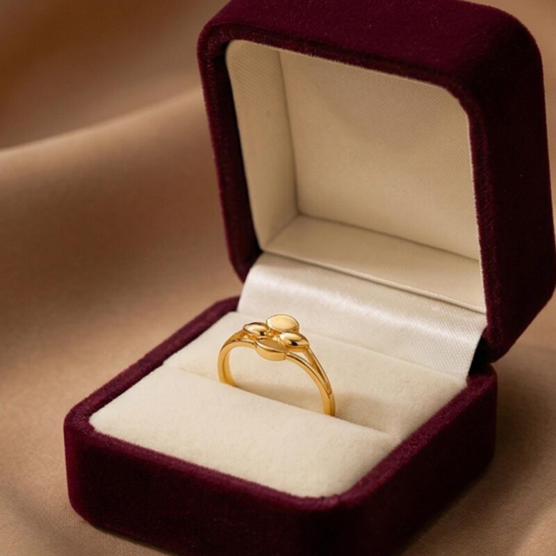 Classic 22KT Stylish Lightweight Gold Ring Collection by Bafleh Jewellery Where Tradition Meets Contemporary Design
