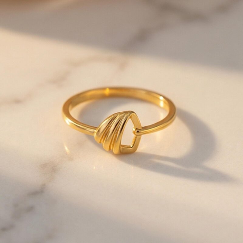 Pure Gold Pure Elegance 22KT Lightweight Gold Ring
