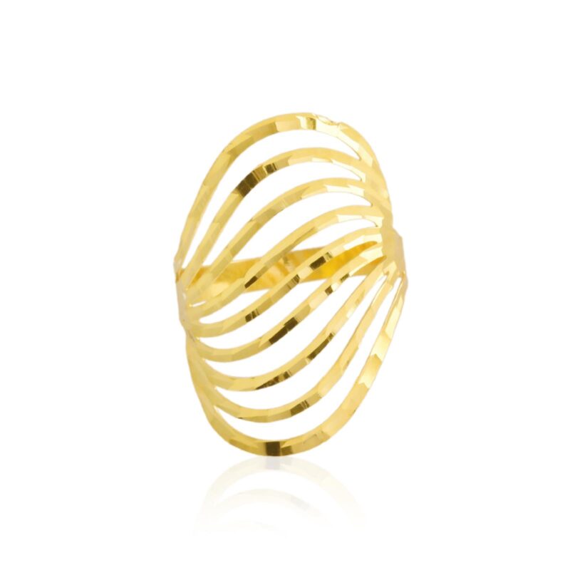 Delicate  Stylish  and Comfortable 18K Lightweight Rings Only at Bafleh Jewellery