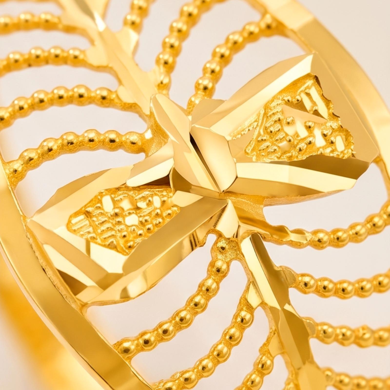 Premium 21K Gold Rings That Shine Bright by Bafleh Jewellery - Image 2