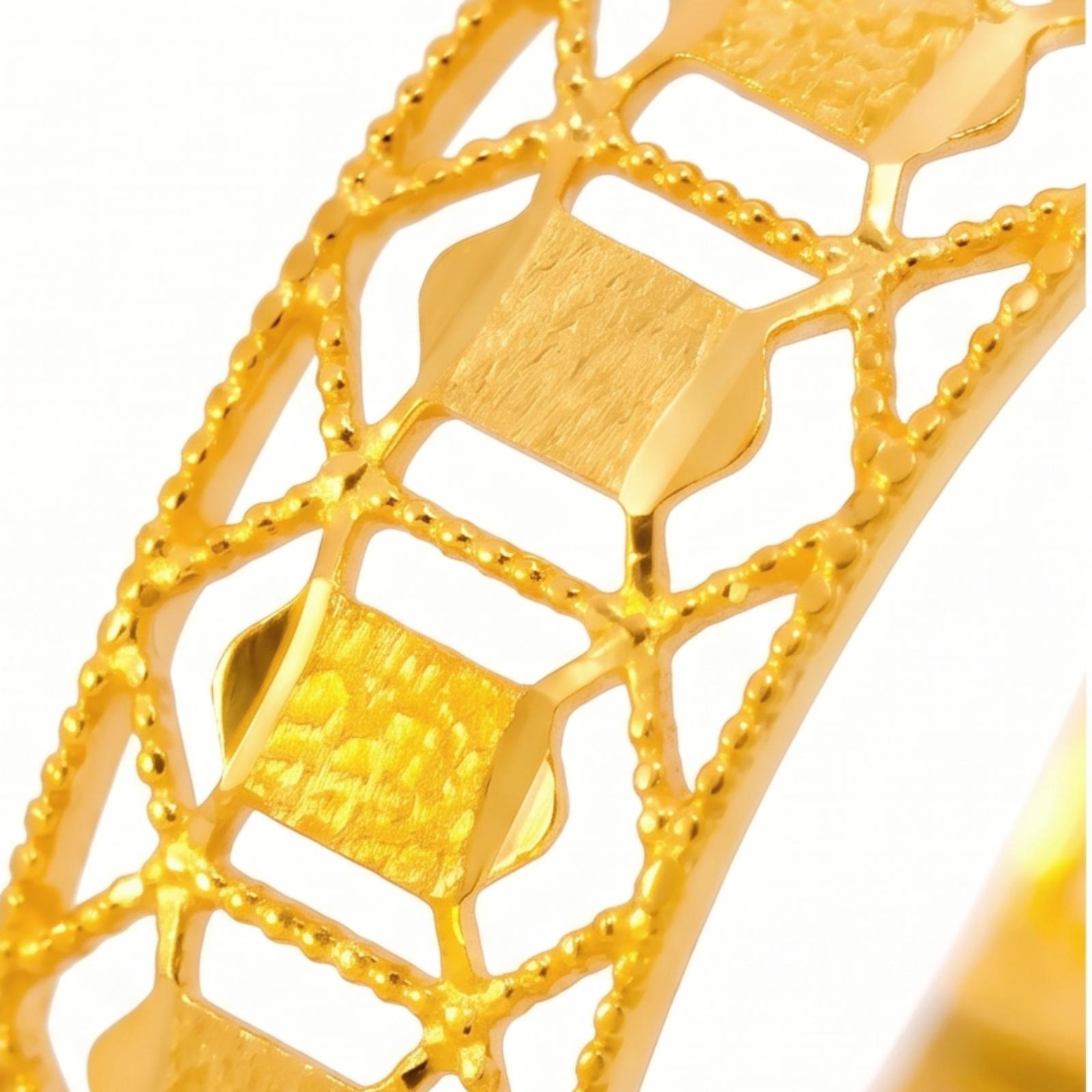 Classic & Contemporary Luxury 21K Gold Rings Light weight Collection by Bafleh Jewellery - Image 2