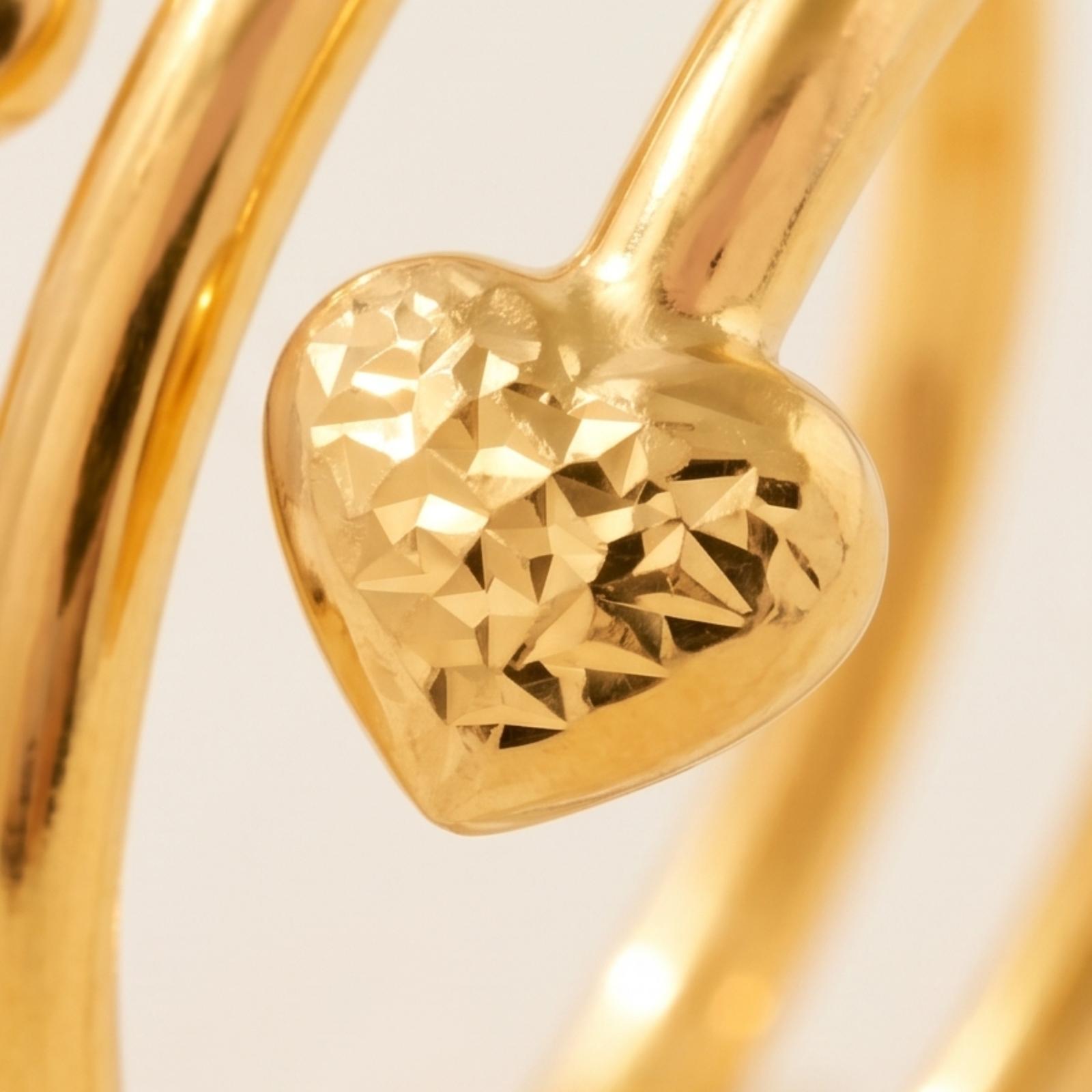 Elegant 18K Light weight Gold Rings Style & Comfort Collection by Bafleh Jewellery - Image 2