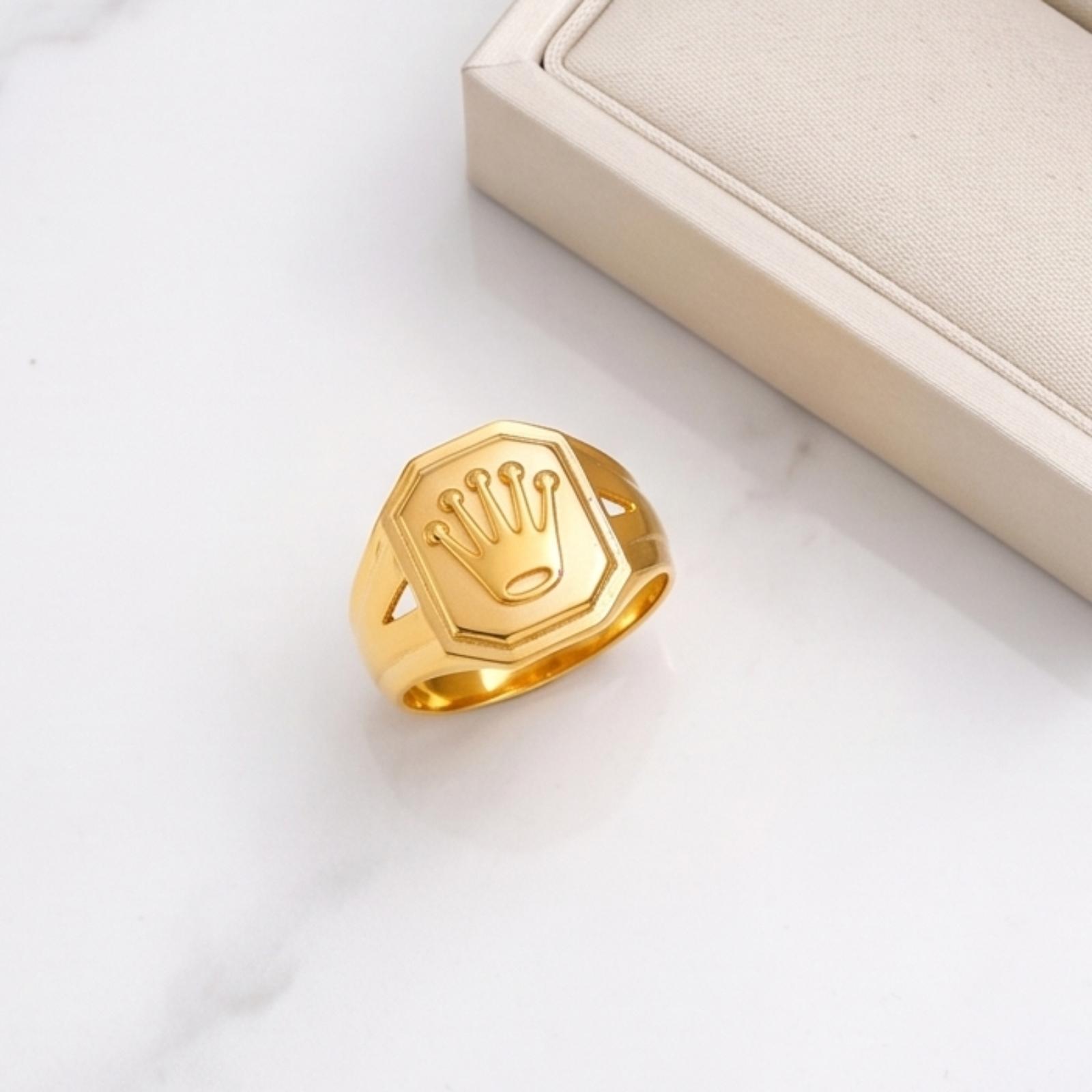 Premium 21K Gold Men Ring Collection Crafted for Modern Elegance