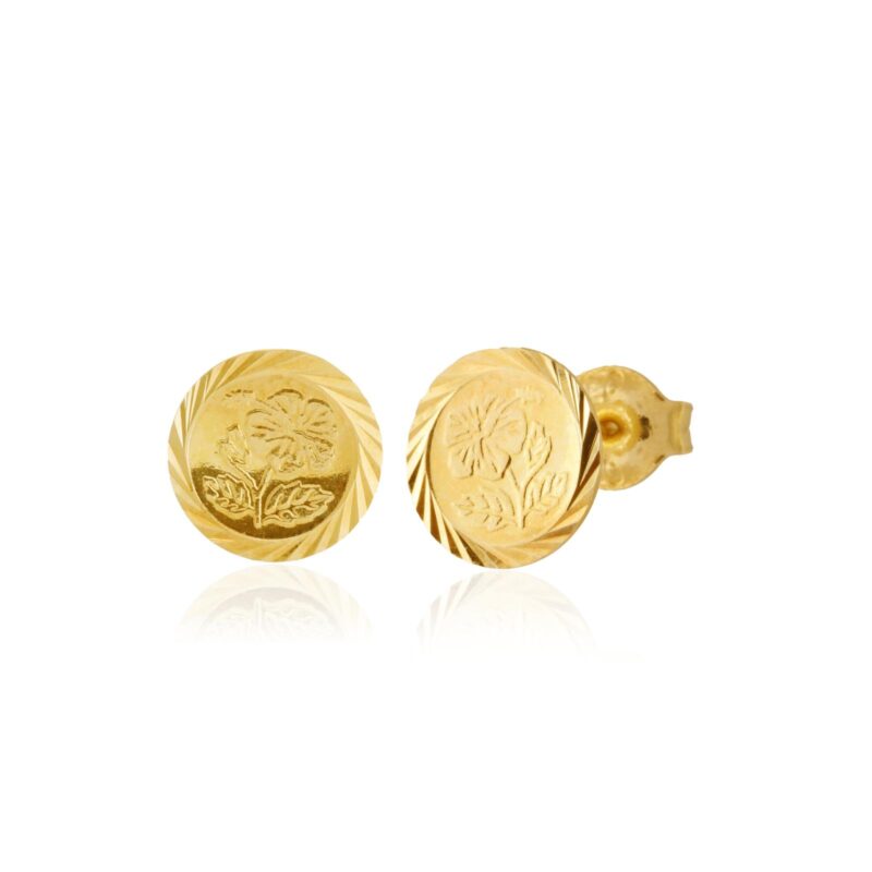 Alternative view of Premium 18K Gold Pendant Set Designed with Precision and Classic Elegance for Modern Sophistication